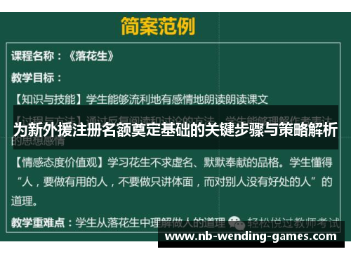 为新外援注册名额奠定基础的关键步骤与策略解析